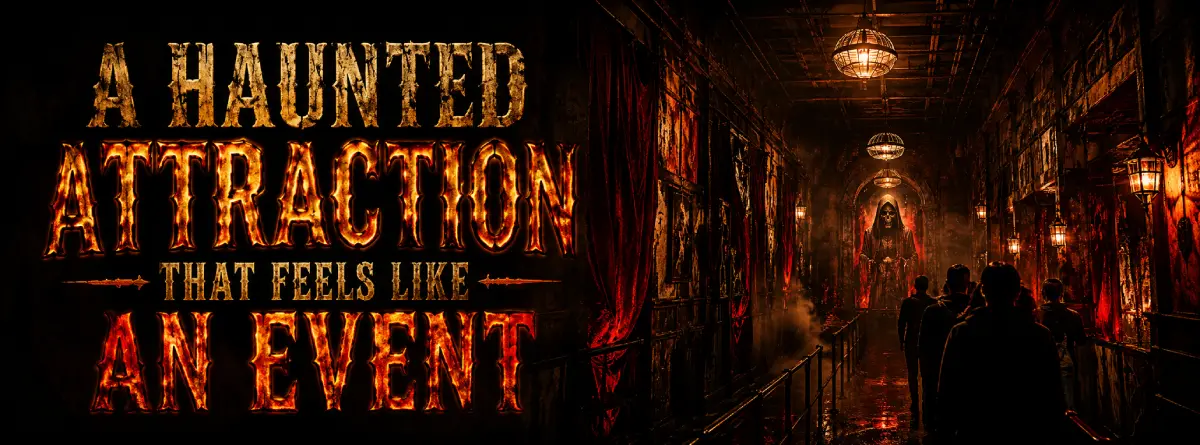 A haunted attraction that feels like a complete Halloween event at Four Scythes